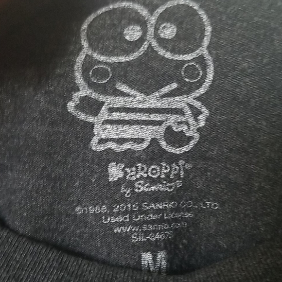 Keroppi Sanrio short sleeve tee medium VSCO 90'S 00's Sweet Twee Retro - Picture 4 of 6